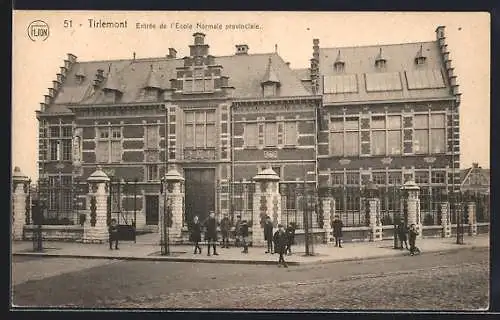 AK Tirlemont, Entrée de l`Ecole Normale provinciale