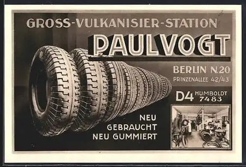 AK Berlin-Wedding, Gross-Vulkanisier-Station, Prinzenallee 42-43, Innenansicht