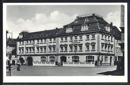 AK Langensalza, Hotel zum Schwan