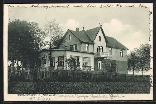 AK Bad Elster, Gasthaus Zur Alm