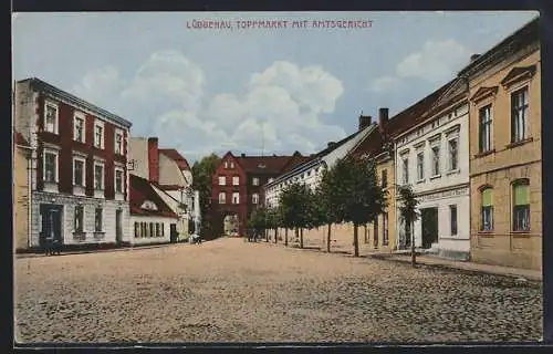 AK Lübbenau, Topfmarkt mit Amtsgericht