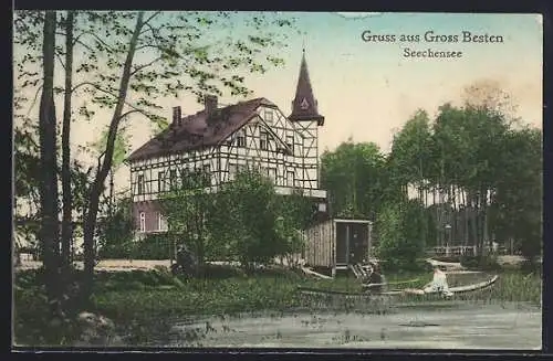 AK Gross Besten, Seechensee mit Boot