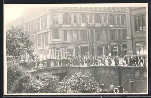 Foto-AK Berlin, Kaufhaus Gerson, Werderstrasse Ecke Unterwasserstrasse