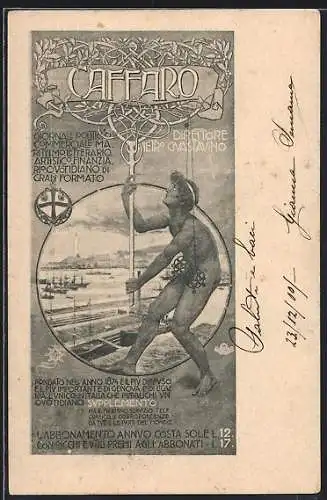 AK Genua, Zeitung Caffaro, Direttore Pietro Gvastavino