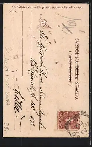 AK Genua, Zeitung Caffaro, Direttore Pietro Gvastavino