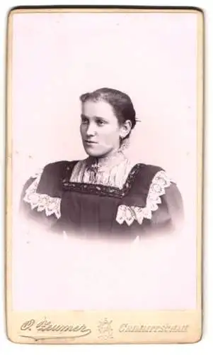 Fotografie Otto Zeumer, Crimmitschau, Jacobsgasse 14, Porträt einer jungen Frau