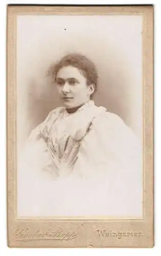 Fotografie Gustav Bopp, Weingarten, Porträt einer Dame