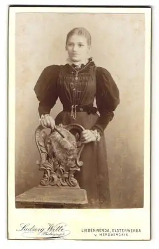 Fotografie Ludwig Wille, Liebenwerda, Bahnhofstr. 4, Porträt einer Dame