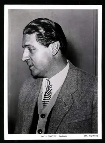 Fotografie Keystone, Portrait Henry Troyat, Ecrivain