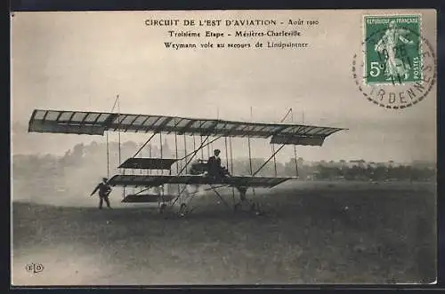 AK Weymann vole au secours de Lindpaintner, Flugzeug