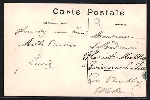 AK Blériot et sa Famille