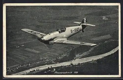 AK Messerschmitt Bf 109 - Serie Unsere Luftwaffe, 