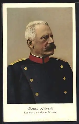 AK Oberst Schiessle, Kommandant der 6. Division