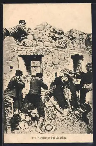 AK Souchez, Soldaten im Nahkampf in der Schlacht bei Souchez