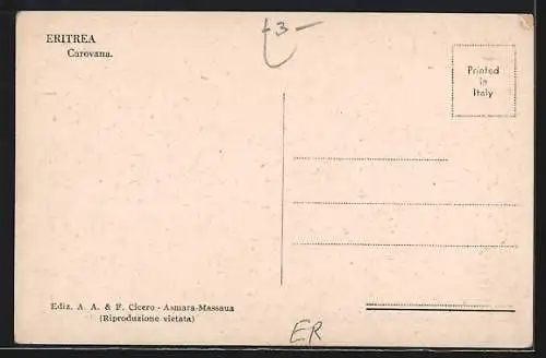 AK Eritrea, Carovana