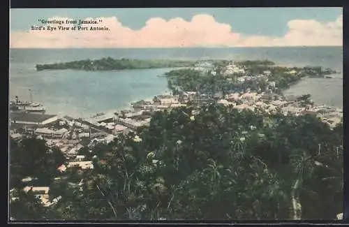 AK Port Antonio, Bird`s Eye View of Port Antonio