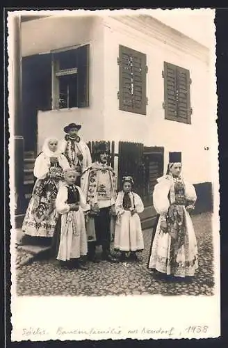 AK Neudorf, Sächs. Bauernfamilie