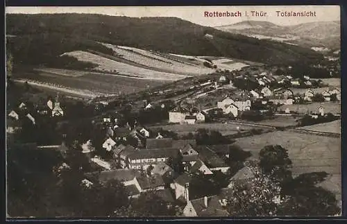 AK Rottenbach i. Thür., Totalansicht