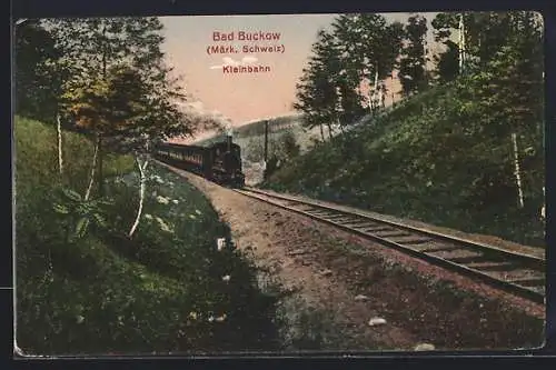 AK Bad Buckow /Märk Schweiz, Kleinbahn