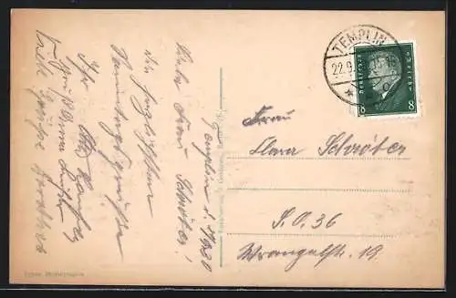 AK Templin / Uckermark, Posterholungsheim