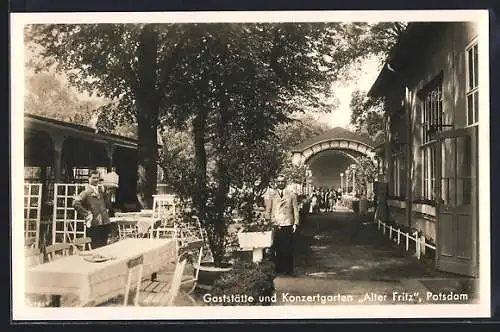 AK Potsdam, Gaststätte und Konzerthaus Alter Fritz