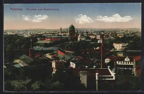 AK Potsdam, Panorama vom Brauhausberg