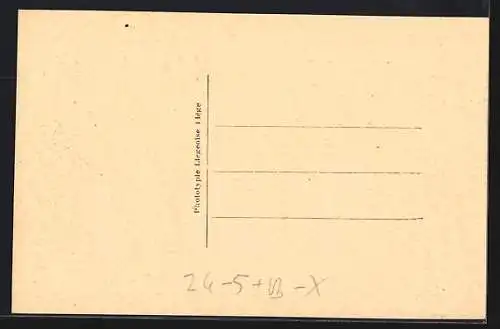 AK Seraing, Crue de la Meuse 1925-1926, Le coin de la Banque