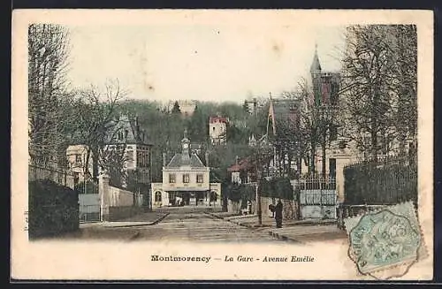 AK Montmorency, La Gare, Avenue Emélie