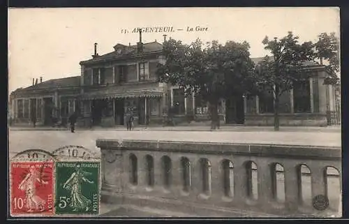 AK Argenteuil, La Gare