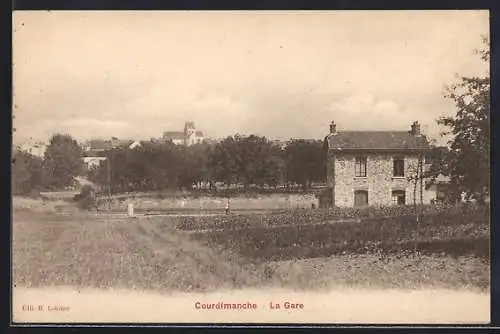 AK Courdimanche, La Gare