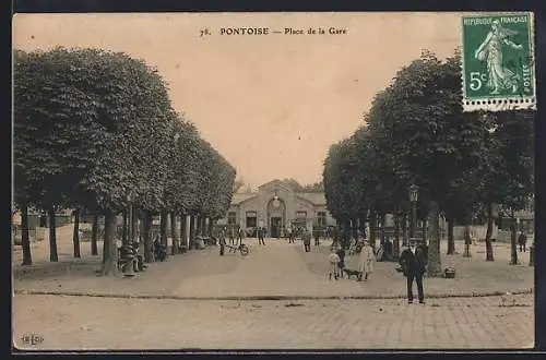 AK Pontoise, Place de la Gare