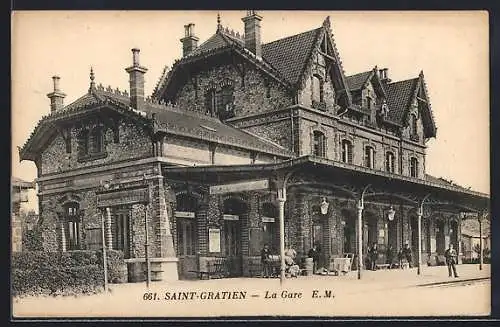AK Saint-Gratien, La Gare