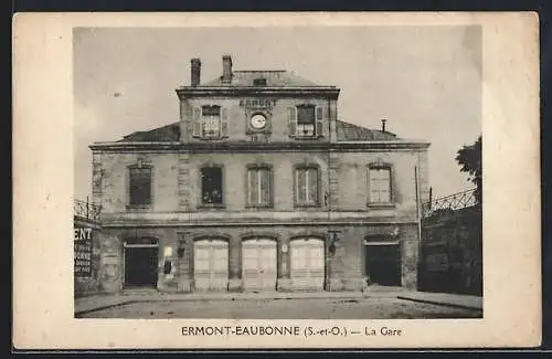 AK Ermont-Eaubonne /S.-et-O., La Gare
