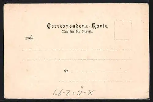 AK Wien, Reichsrathsgebäude mit Pferdebahn und Passanten