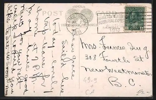 AK Hamilton /Ont., James Street, Incline Railway, Bergbahn