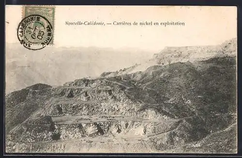 AK Nouvelle-Caledonie, Carrieres de nickel en exploitation