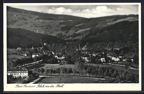 AK Bad Reinerz, Blick von der Stadt