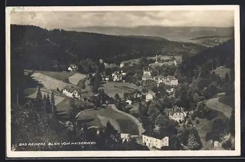 AK Bad Reinerz, Blick vom Kaiserweg