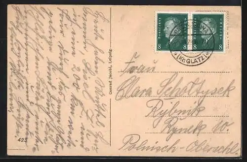 AK Bad Kudowa, Ortsansicht mit Bukowine