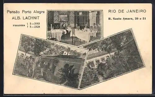 AK Rio de Janeiro, Pensao Porto Alegre, Alb. Lachnit