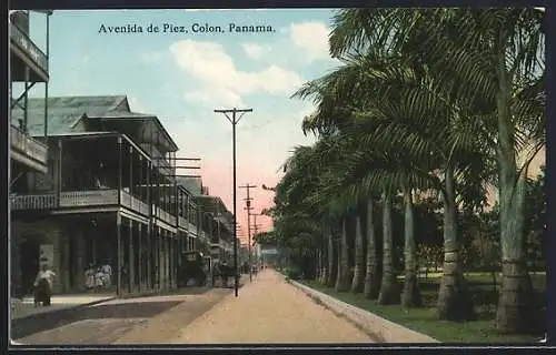 AK Colon, Avenida de Piez, Palmenallee