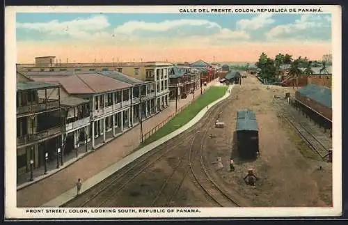 AK Colon, Front Street, Looking South