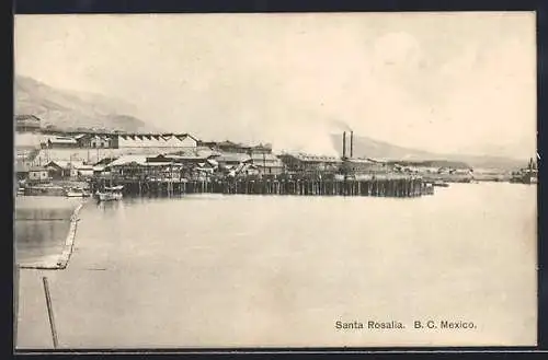 AK Santa Rosalia /B. C., Panorama