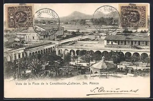 AK Culiacan, Sin, Vista de la Plaza de la Constitucion