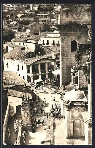 AK Taxco /Gro., Ortspartie mit Strasse