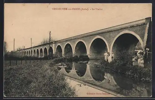 AK Vendeuvre-sur-Barse, Le Viaduc
