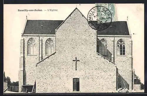 AK Romilly-sur-Seine, L`Église