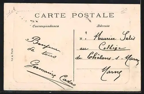 AK Romilly-sur-Seine, Canal de Ravois