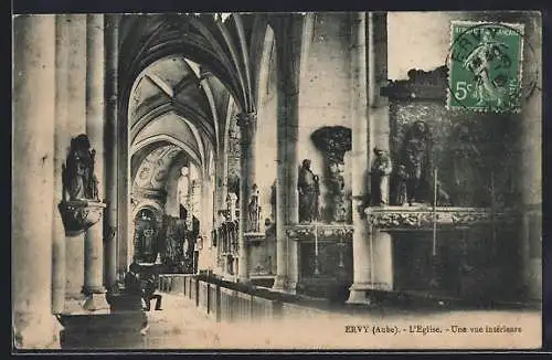 AK Ervy, L`Église, Une vue intérieure