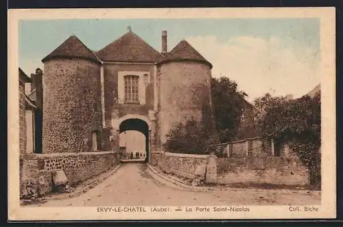 AK Ervy-le-Châtel, La Porte Saint-Nicolas